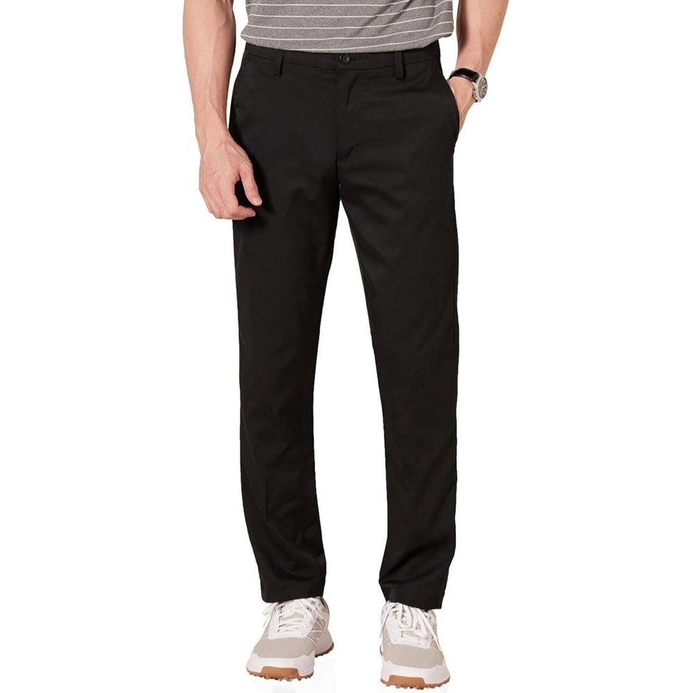 NWT Amazon Essentials Men's Slim-Fit Stretch Golf Pant - Black - Size 30Wx29L - Picture 2 of 13